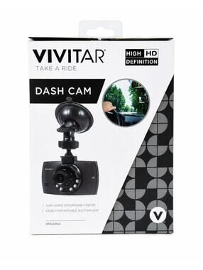 Vivitar HD Dash Cam New Unopened in Box with Suction Cup Mount